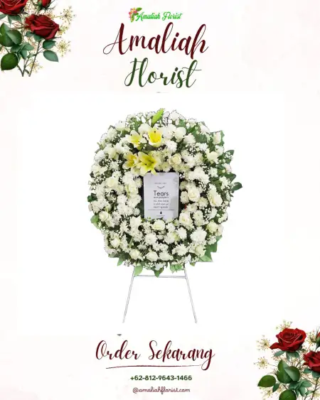 Krans Bunga Duka Gunosari